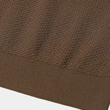 Tristan | Gebreide polo met open revers