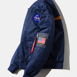 Udo | Oversized bomber jack met nasa-print