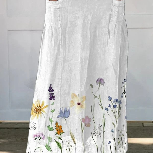 Lekka Sukienka w Print