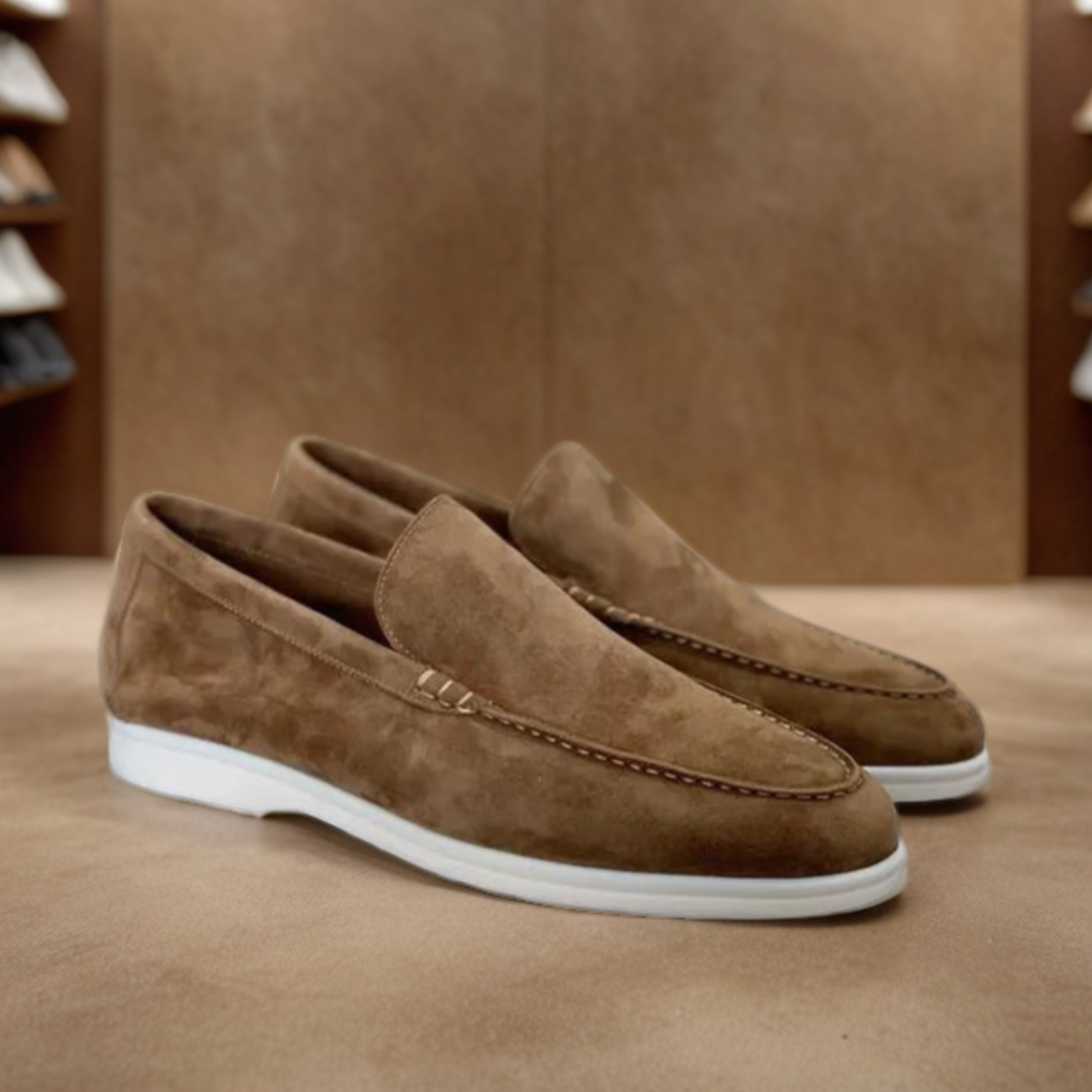 Victor | Hoogwaardige suède loafers