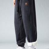 Ward | Polar fleece joggingbroek teddy voering