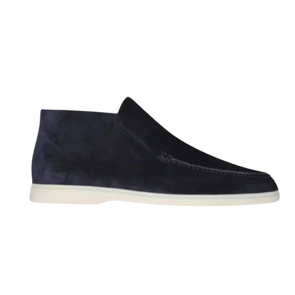 Wietse | Suède loafers met verhoogde zool