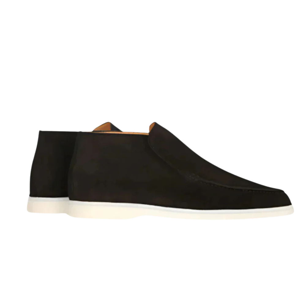 Wietse | Suède loafers met verhoogde zool