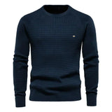 Albert - Elegancki sweter w kratę