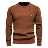 Albert - Elegancki sweter w kratę