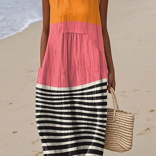 Wania - Sukienka Color Block