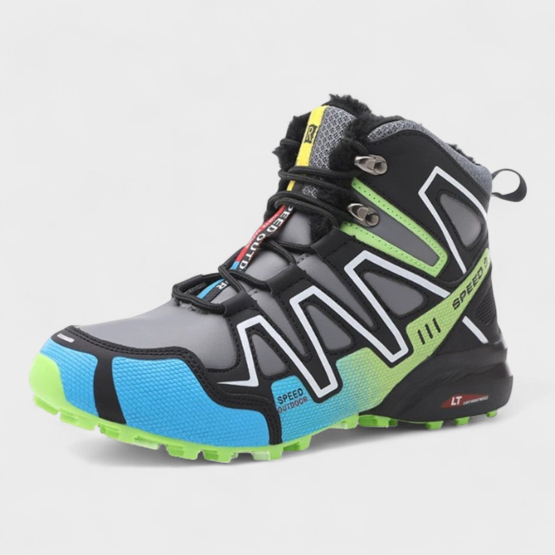 Arne | Zwarte hoge trailschoenen