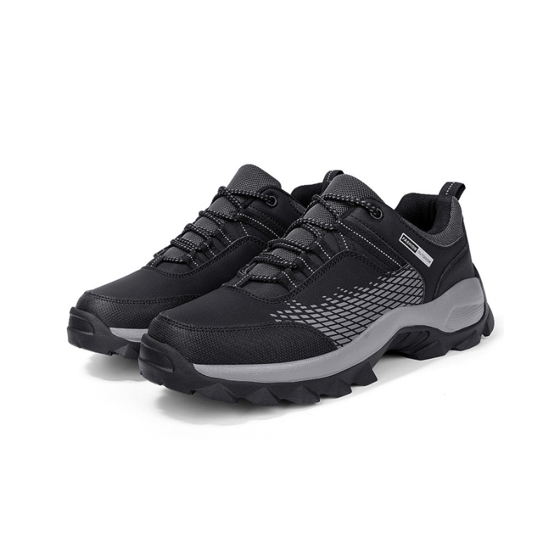 Bjorn | Donkergroene trailsneakers