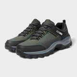 Bjorn | Donkergroene trailsneakers