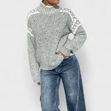 Liah - Wyrafonowany Sweter