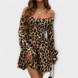 Margaux - Sukienka w leopardzi wzór