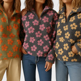 Stokrotka - Polarowy sweter Fioritura