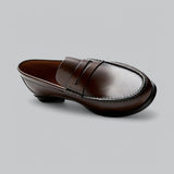 Michał - Skórzane penny loafersy