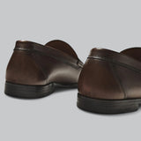 Michał - Skórzane penny loafersy