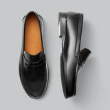Michał - Skórzane penny loafersy