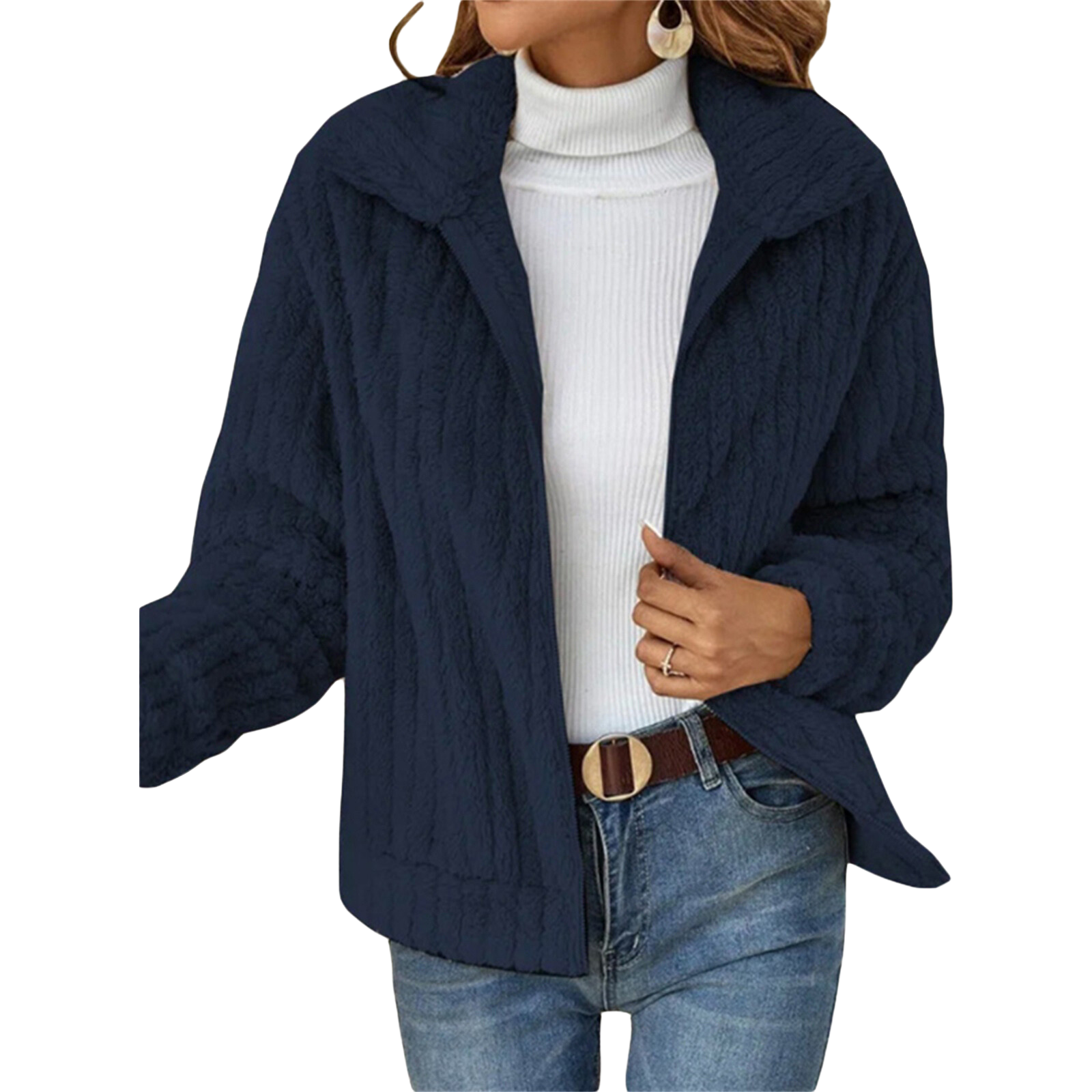 Izabela - Kurtka Komfortowa com Fleece