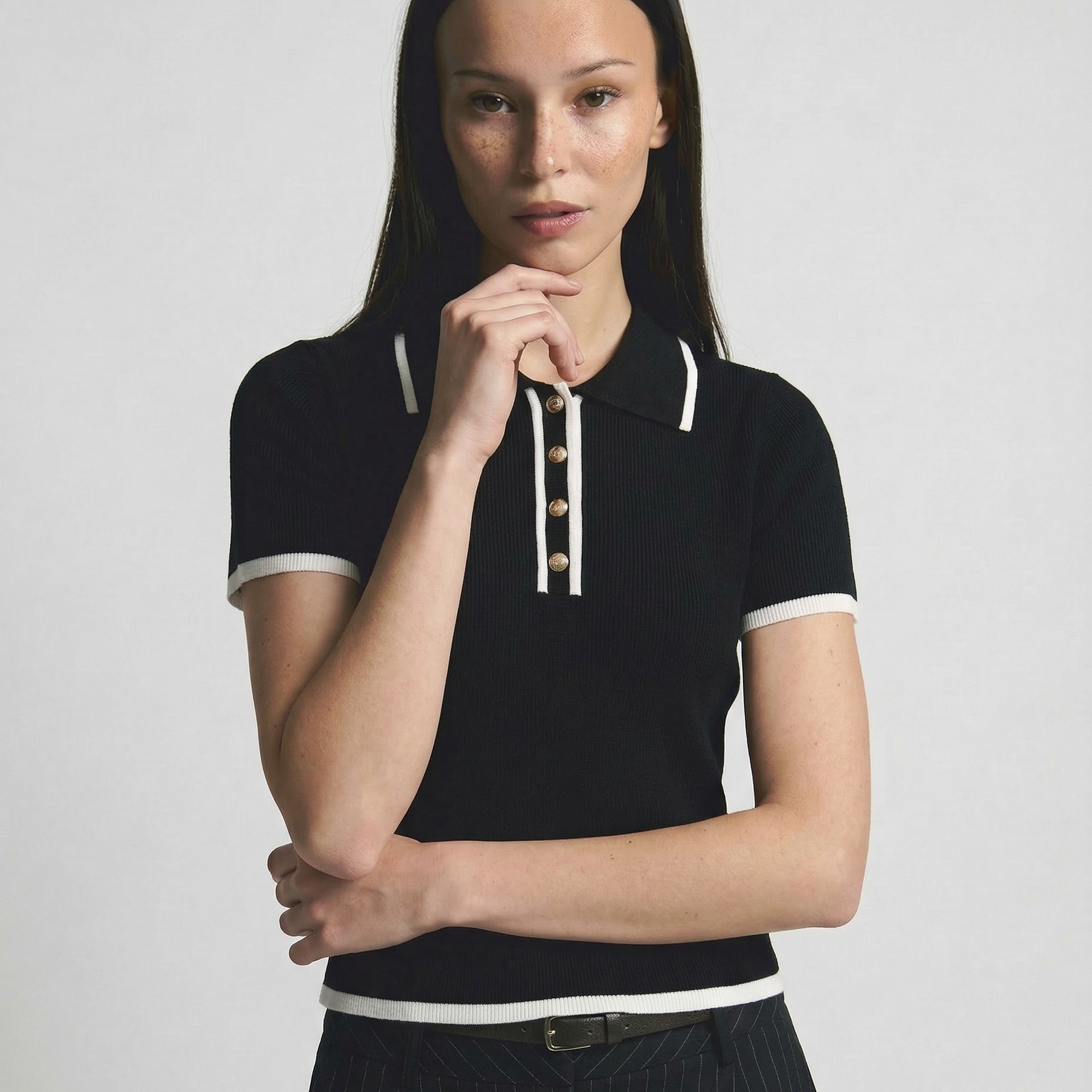 Linea - Koszulka polo Linea Contour z bawełny