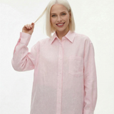 Oliwia - Oversize lniana koszula