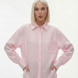 Oliwia - Oversize lniana koszula