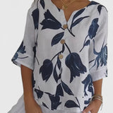 Laura - Bluzka V-Neck Wygodna