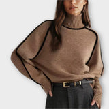 Emilia - Miękki i Elegancki Sweter z Wysokim Kołnierzem