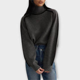 Emilia - Miękki i Elegancki Sweter z Wysokim Kołnierzem