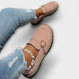Lora - Mokasyny Casual z Okrągłym Noskiem