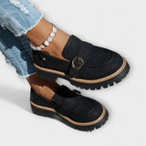 Lora - Mokasyny Casual z Okrągłym Noskiem