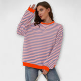 Maria - Sweter Oversize em Paski