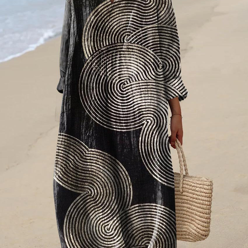 Lara - Sukienka w Stylu Boho Patchwork