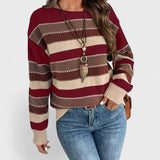 Marianna - Casualny Sweter Vintage dla Kobiet