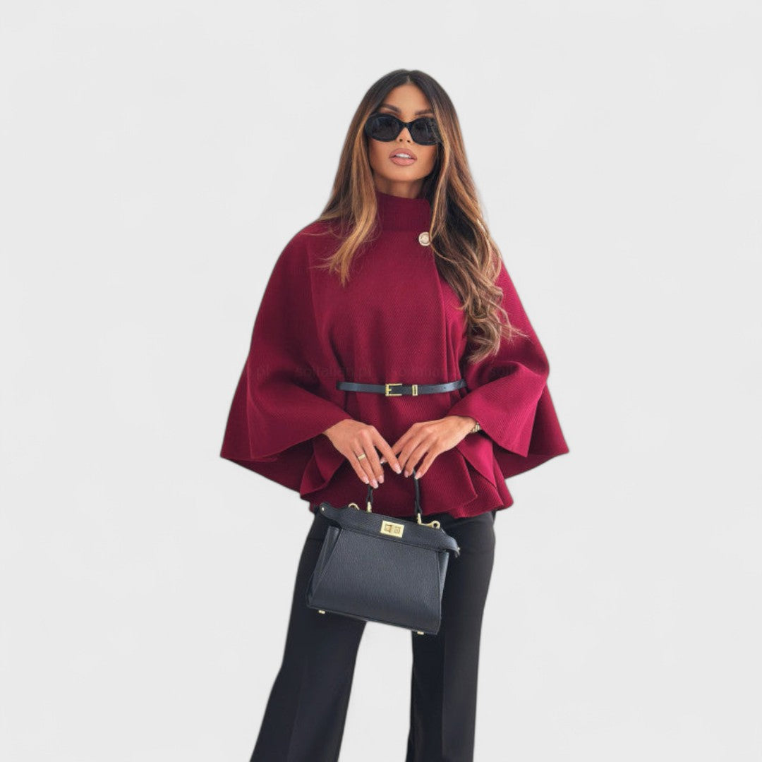 Lea - Elegancka kurtka motylkowa com paskiem