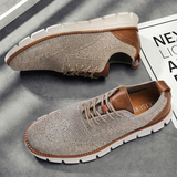 Lucjan - Sznurowane buty z dzianiny