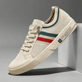 Fons | Gebreide sneakers met contraststrepen