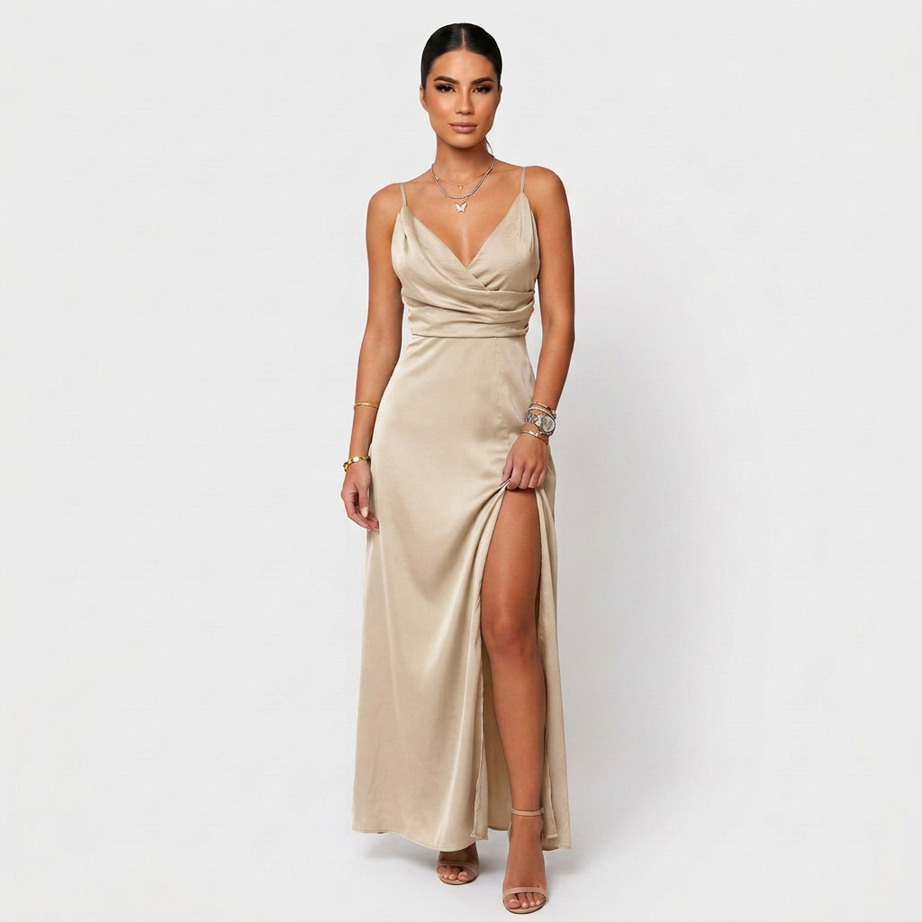 Lara - Elegancka Sukienka Maxi