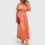 Sandra - Elegancka sukienka maxi
