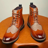 Waldemar - Sznurowane botki brogue