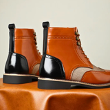 Waldemar - Sznurowane botki brogue