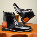 Waldemar - Sznurowane botki brogue