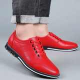 Glenn | Zwarte casual schoenen met structuur