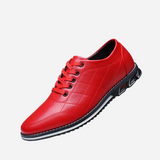 Glenn | Zwarte casual schoenen met structuur