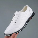 Glenn | Zwarte casual schoenen met structuur