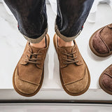Hylke | Bruine casual veterschoenen