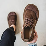Hylke | Bruine casual veterschoenen
