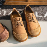 Hylke | Bruine casual veterschoenen