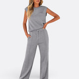 Iris - Zestaw Casual z Miękkiego Materiału Lounge