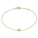 Dalineta - Bransoletka z Kamieniami Moissanite