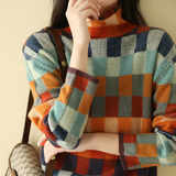 Łucja - Komfortowy Sweter Retro