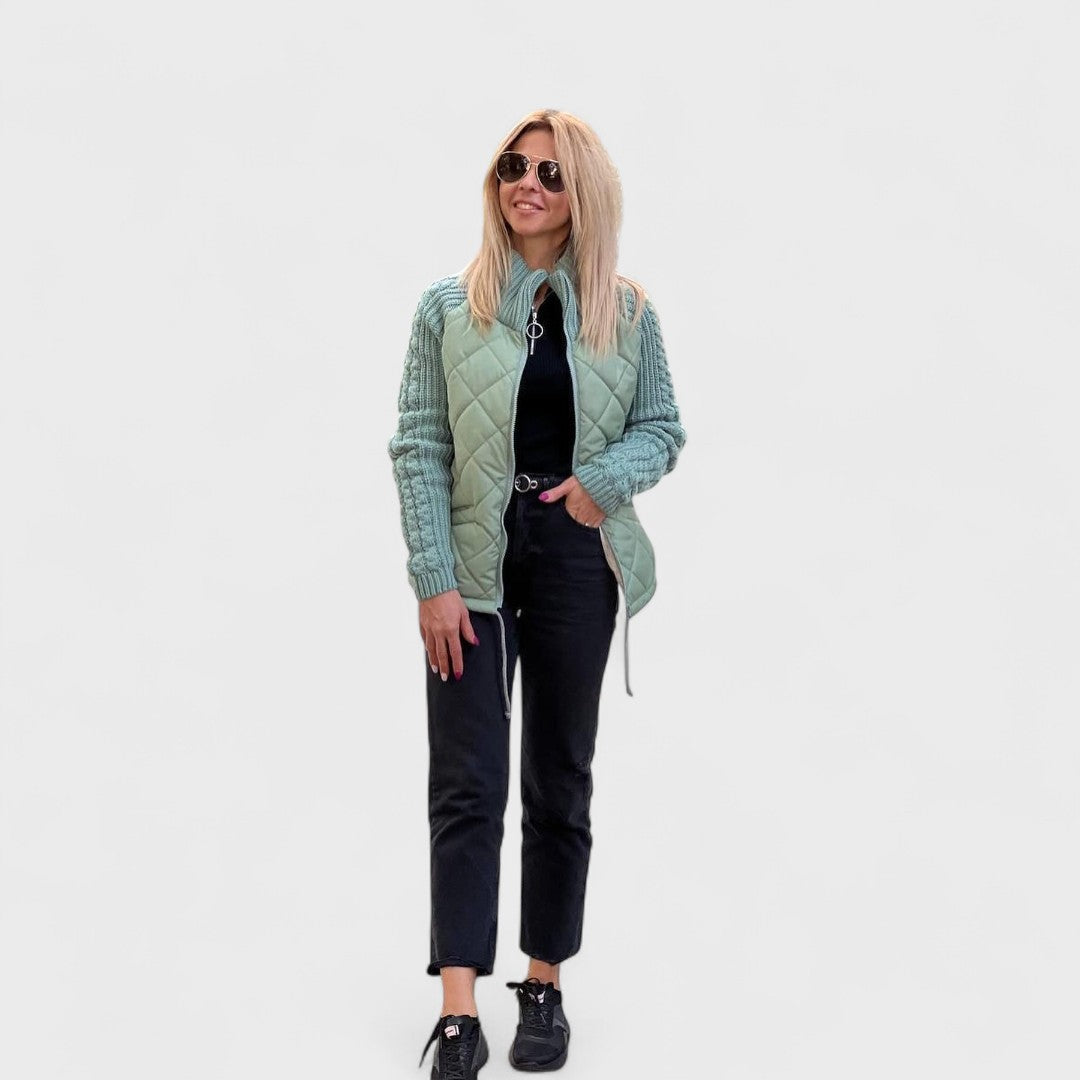 Nora - Sweter em stylu patchwork