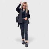 Nora - Sweter em stylu patchwork